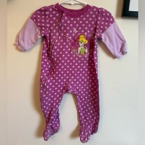 Disney Tinkerbelle Purple Polka Dot Sleeper